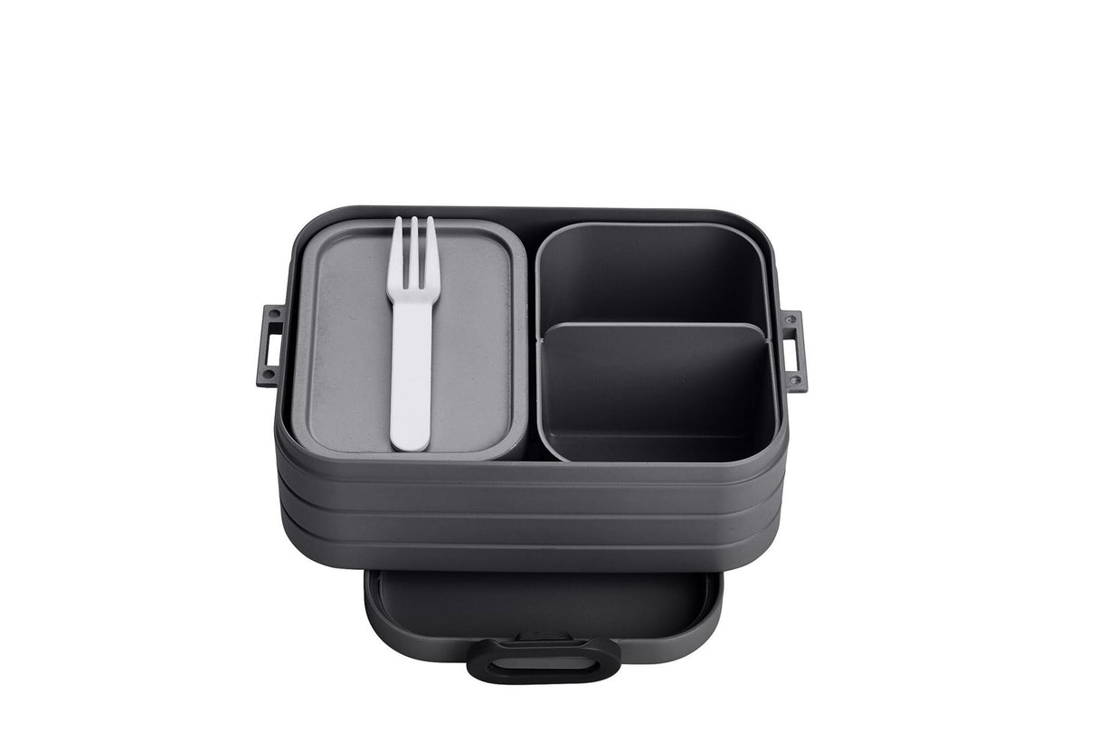 Mepal bento priešpiečių dėžutės skirtukas m nordic black
