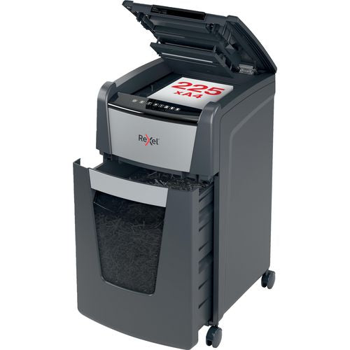 Rexel papiervernietiger 225m eu zwart