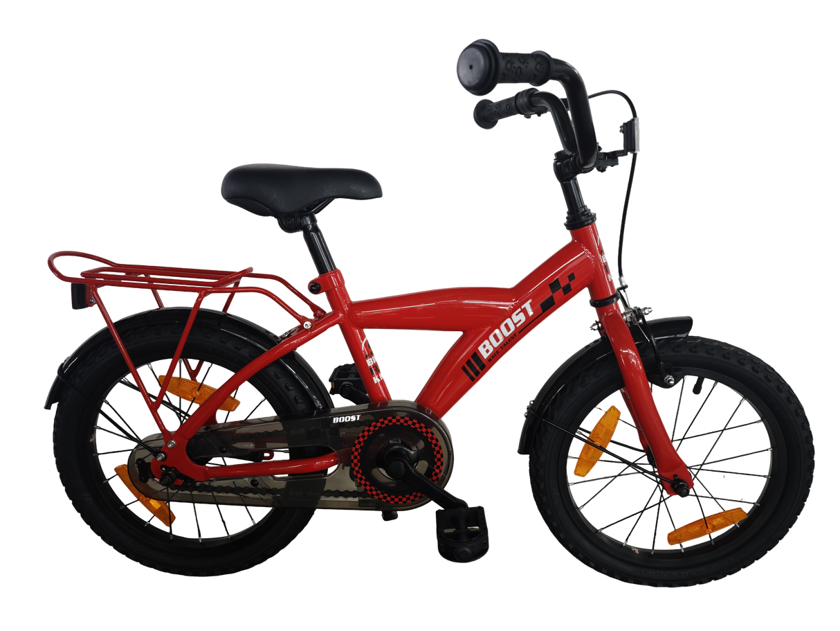 Bikefun children's bicycle boost 16 inch with brake hub - red