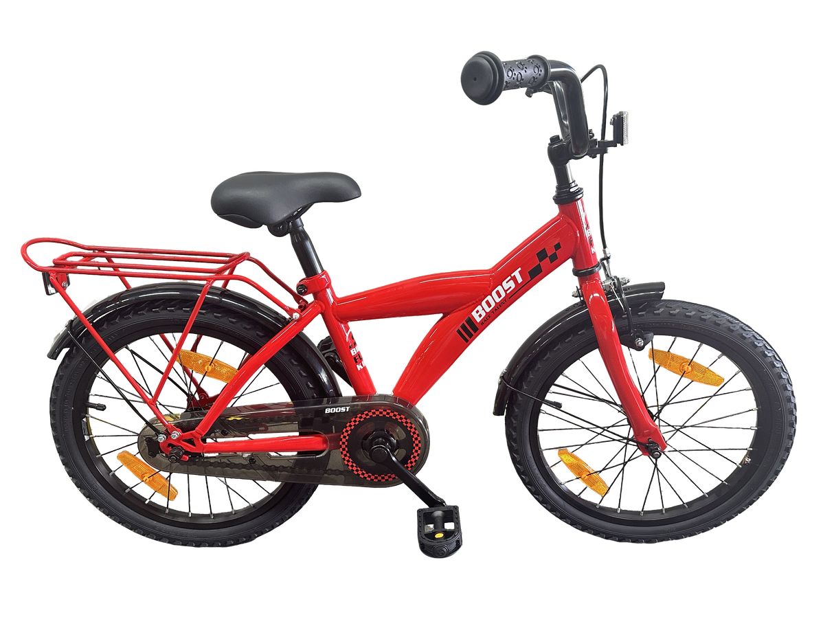 Bikefun children's bicycle boost 18 inch with brake hub - red