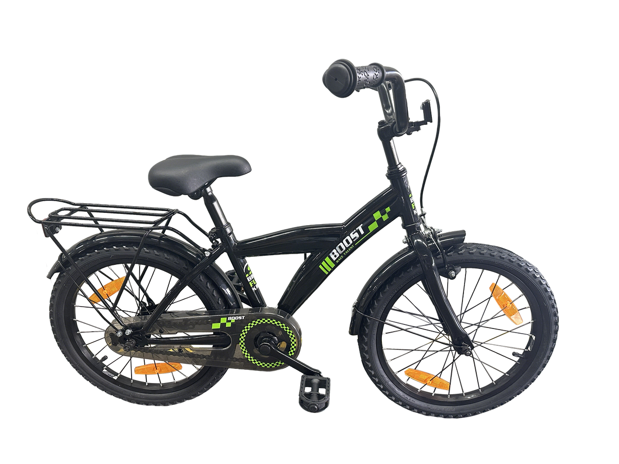 Bikefun children's bicycle boost 18 inch with brake hub - black