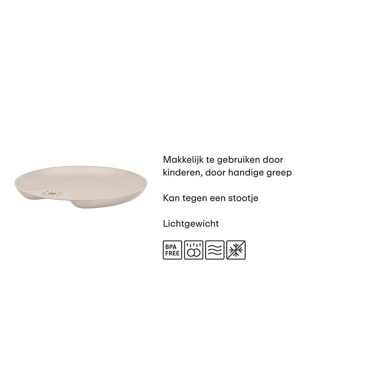 Mepal sunshine rainbow children's plate