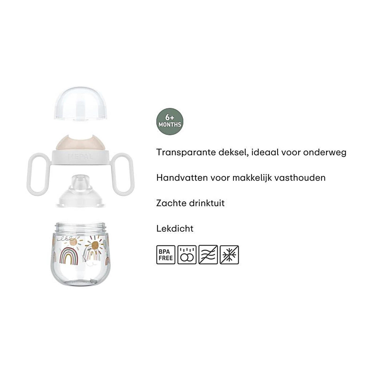 Mepal sunshine rainbow tuitbeker 200ml