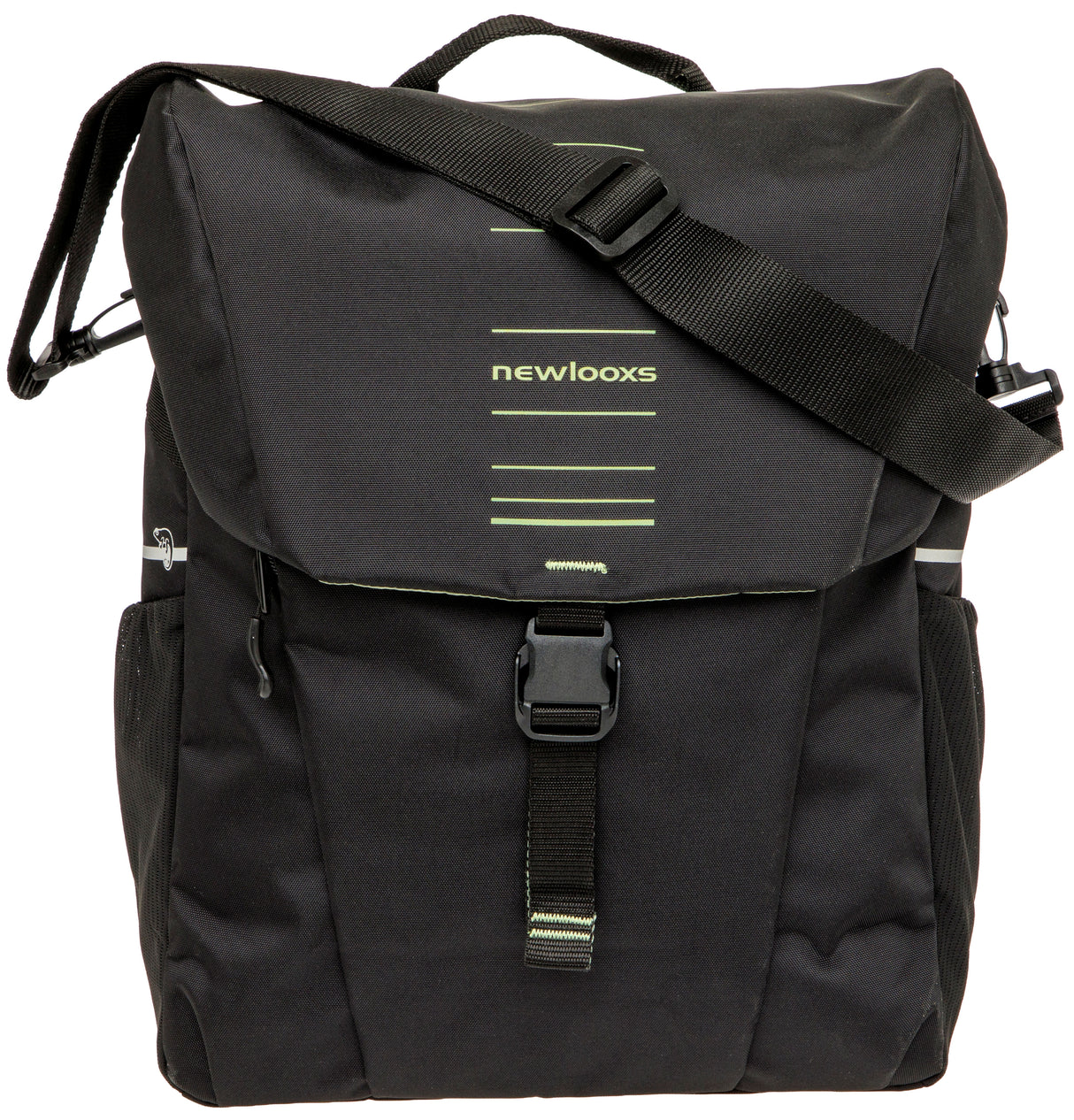 Newlooxs tas new looxs vigo enkel | zwart groen | 20l