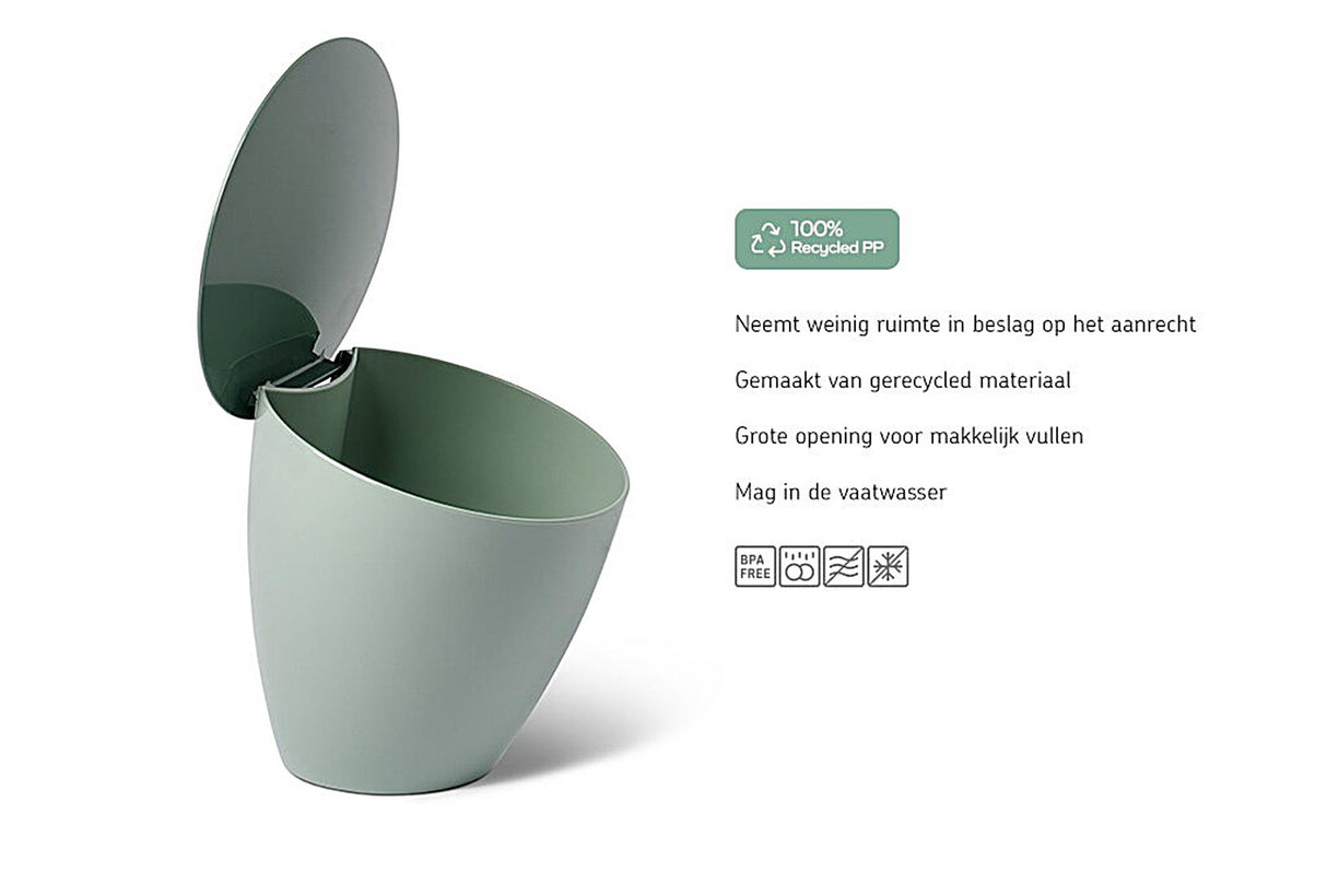 Mepal Abfallbehälter Calypso – Nordic White