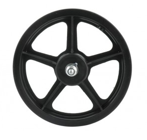 Roue en plastique automatique noir
