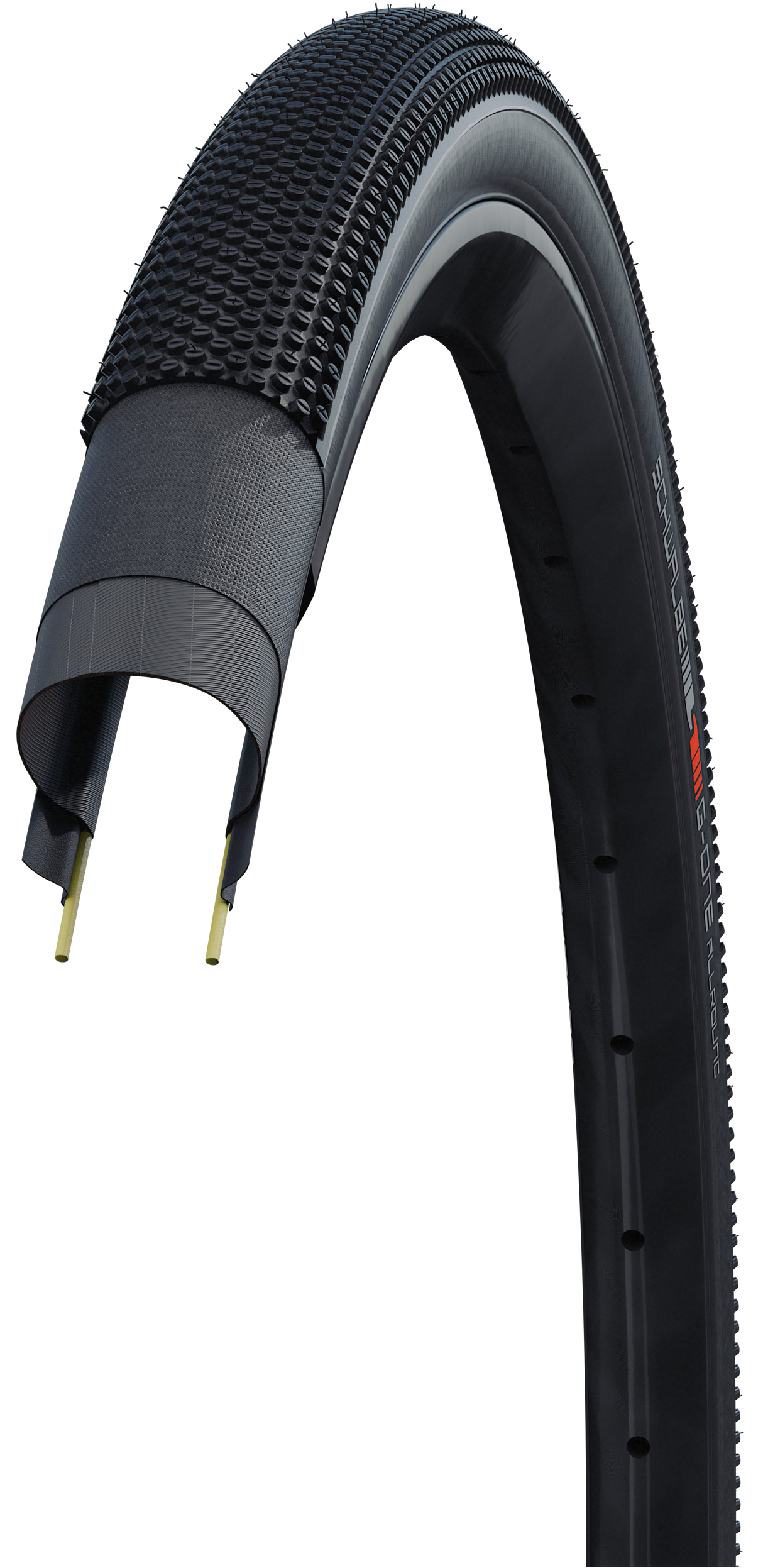 Schwalbe g-one allround - tle - addix - raceguard - 27,5x1,35 - negro