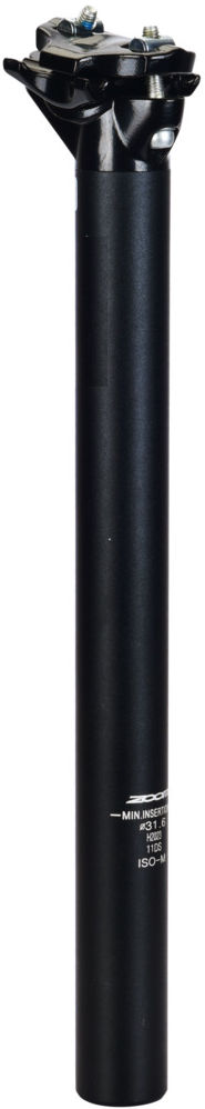 Zoom fix nyeregcső ATB ø30.9 350mm 2 csavaros fekete