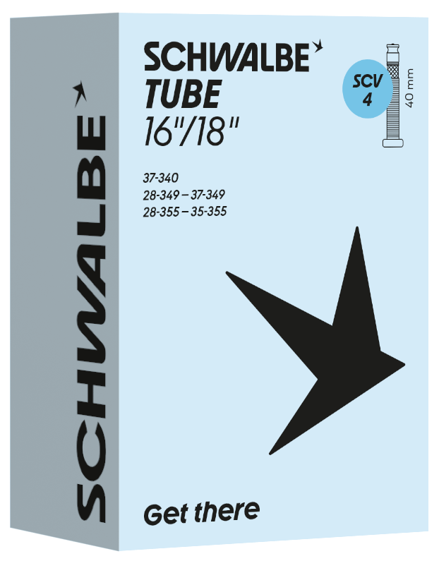 Schwalbe tube (scv4) - 16 18'' (28 37-340 355) - click valve