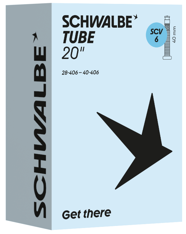 Schwalbe inner tube scv6 20 28 40-406 40mm