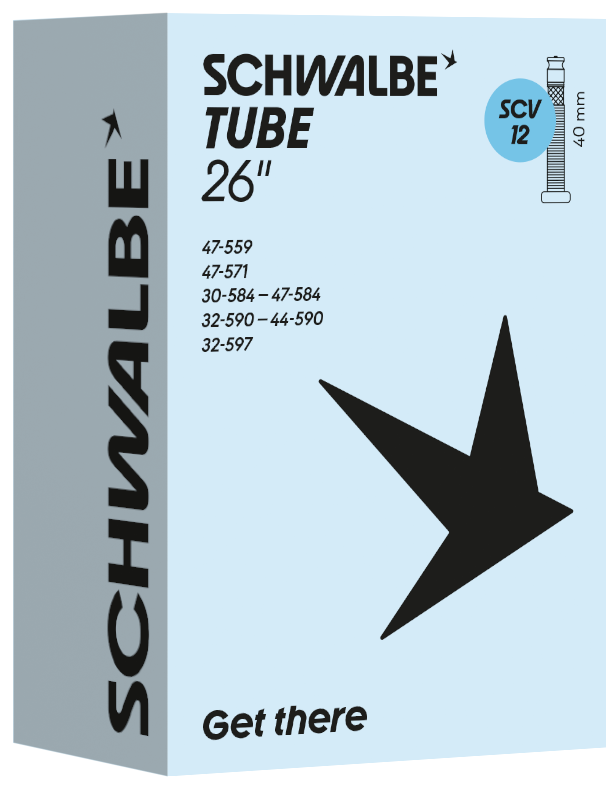 Schwalbe tube (scv12) - 26'' (30 47-559 597) - click valve