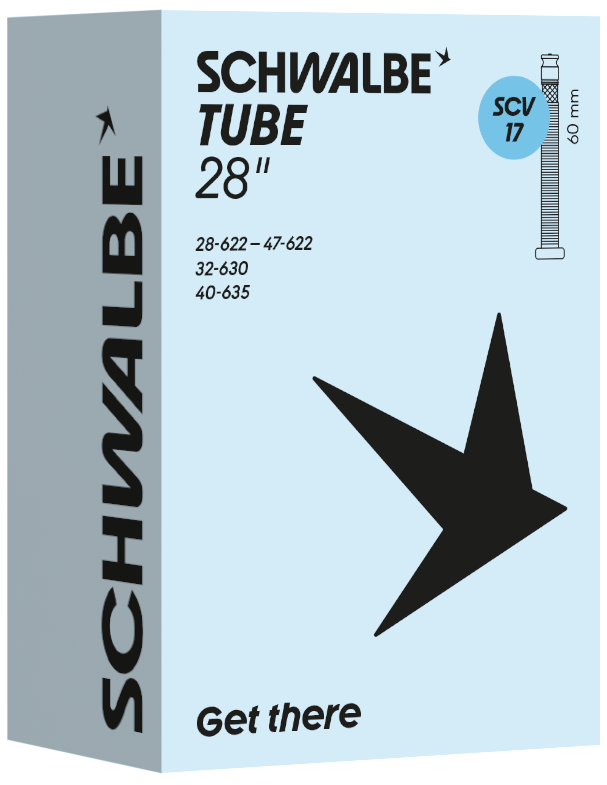 Schwalbe inner tube scv17 28 28 47-622 635 60mm