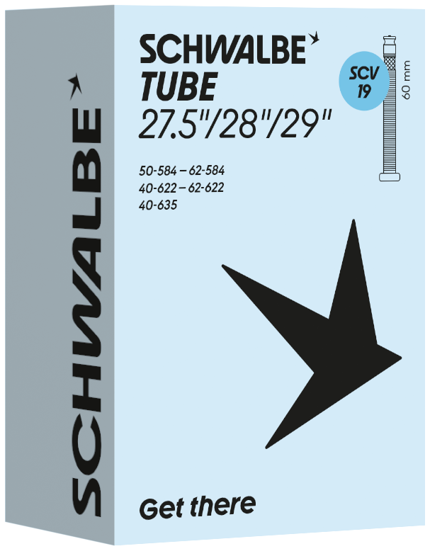 Schwalbe inner tube 28 inch wide scv19 clic valve 60mm