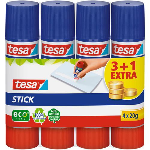 Tesa lijmstift 20 g 4 stuks