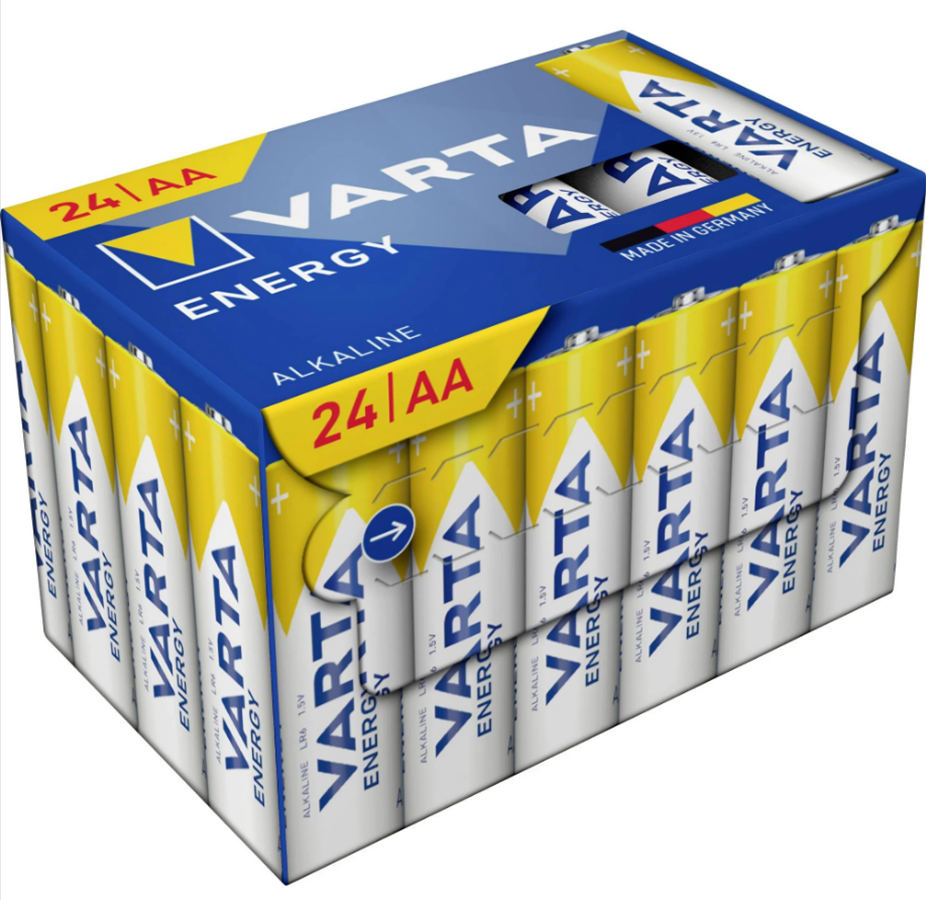 Varta batterij energy aa (penlite) 1.5 v - 24 stuks in doosje