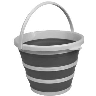 No brand collapsible bucket round 10 l 2 colors assorted