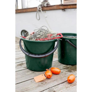 Bucket made from old fishing nets