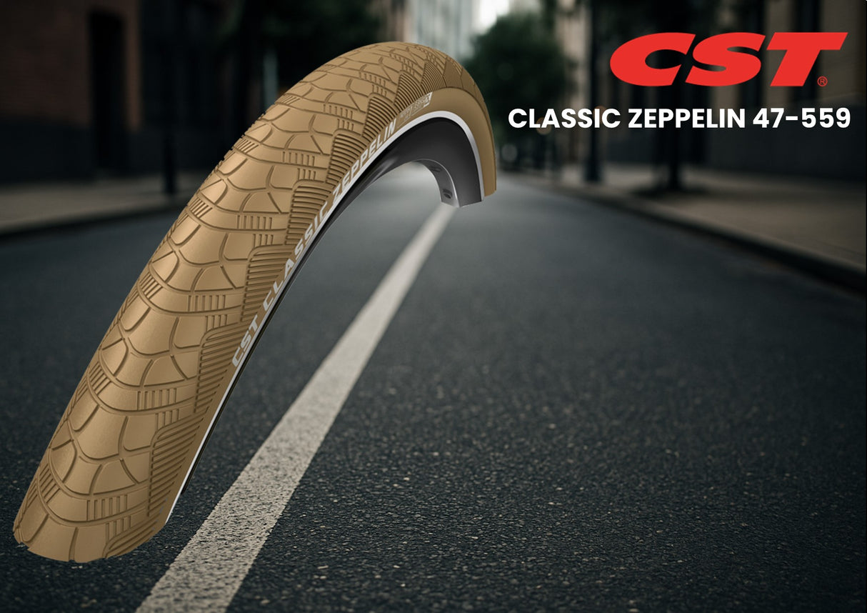 Cst outer tire zeppelin 26 x 1.75'' 47-559 - khaki with reflection