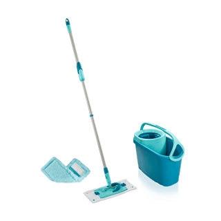 Leifheit clean twist vloerwisser m klittenband ergo - 33 cm dweil set compleet + static doek