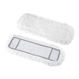 Clean home chenille mop cloth white