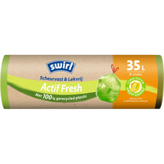 Virvelrivsäker läcksäker actiffresh 35l 9 st