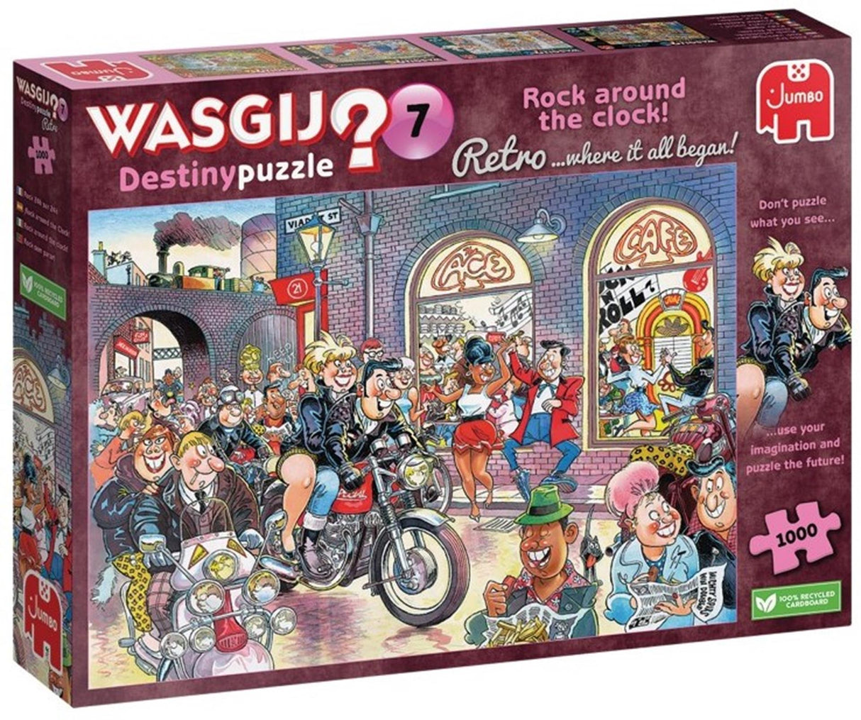 Wasgij Retro Destiny 7 - Rock around the clock!, 1000 pcs.