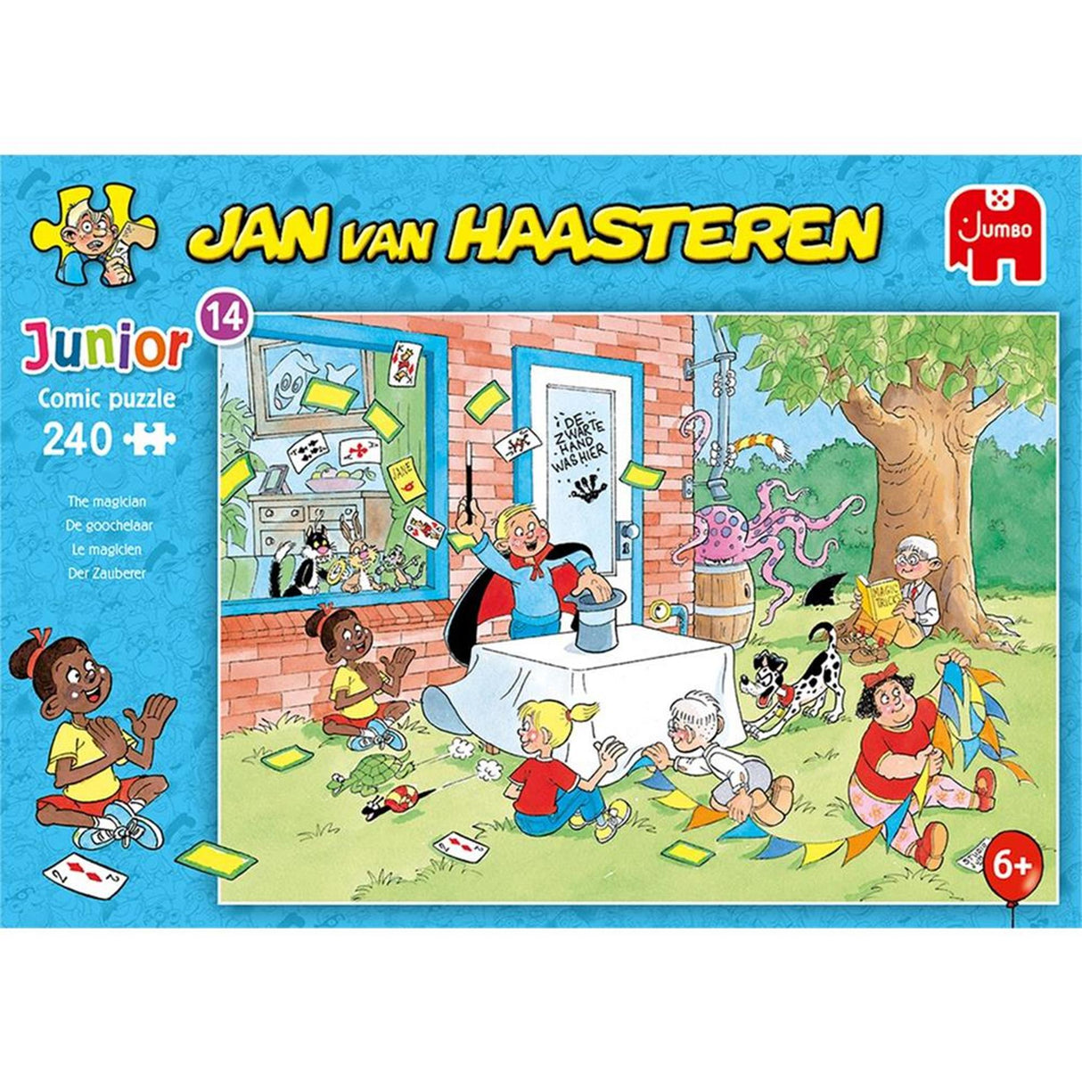 Jan van Haasteren Jigsaw Puzzle Junior The Magician, 240 pieces.