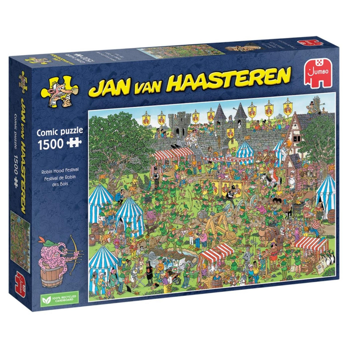 Jumbo Jan van Haasteren puslespill - Robin Hood Festival, 1500 stk.