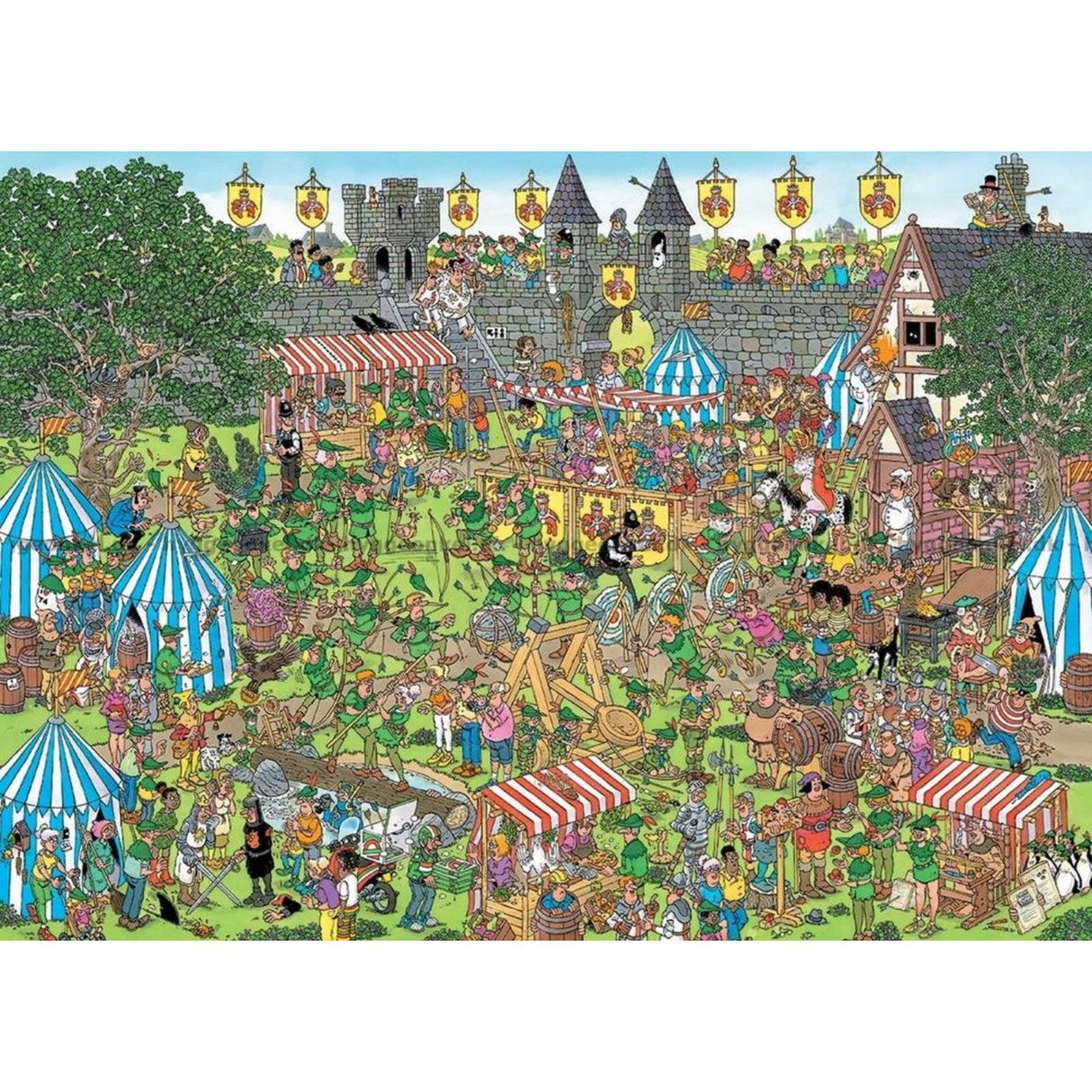 Jumbo Jan van Haasteren puslespill - Robin Hood Festival, 1500 stk.