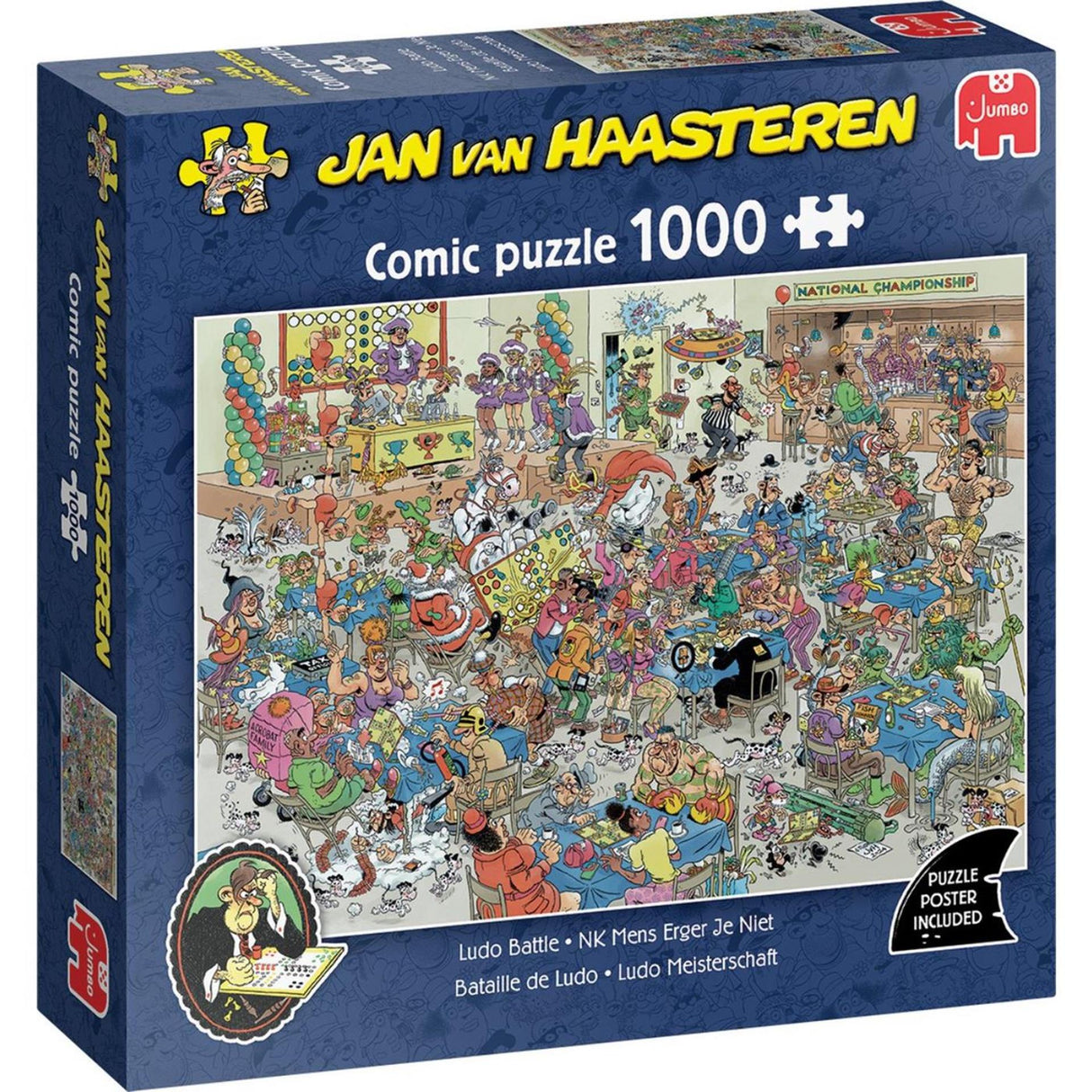 Puzzle jan van haasteren Nederlands Championship Human non ottiene 1000 pezzi