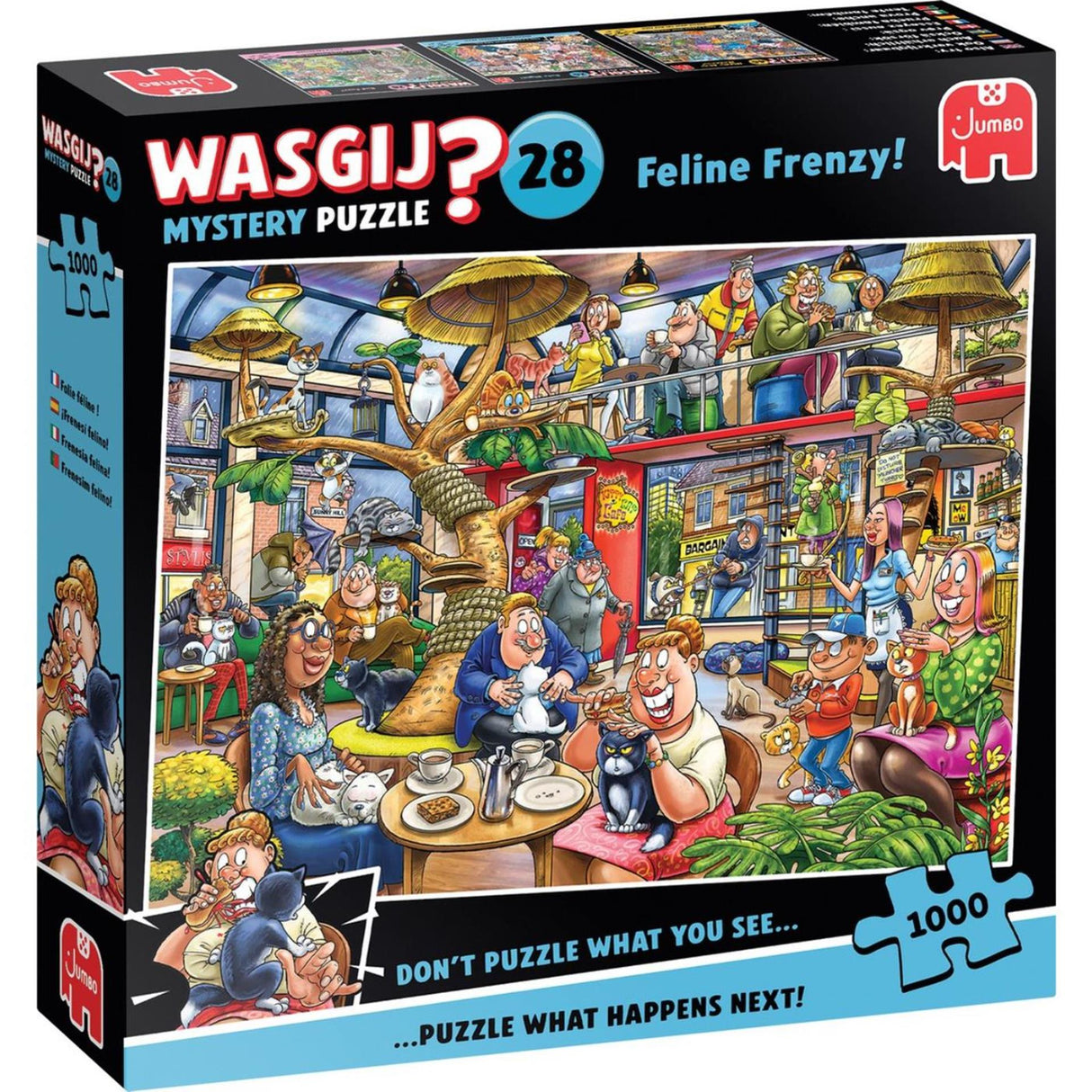 Jumbo Wasgij Mystery 28 - Cat and Mouse Game, 1000 pcs.