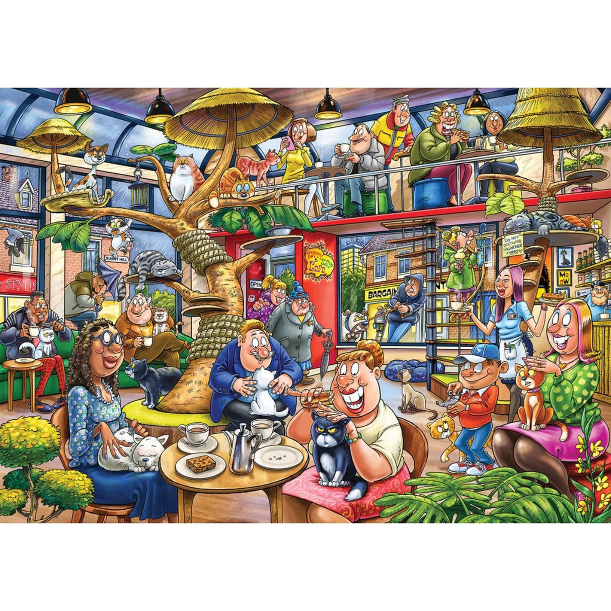 Jumbo Wasgij Mystery 28 - Cat and Mouse Game, 1000 pcs.