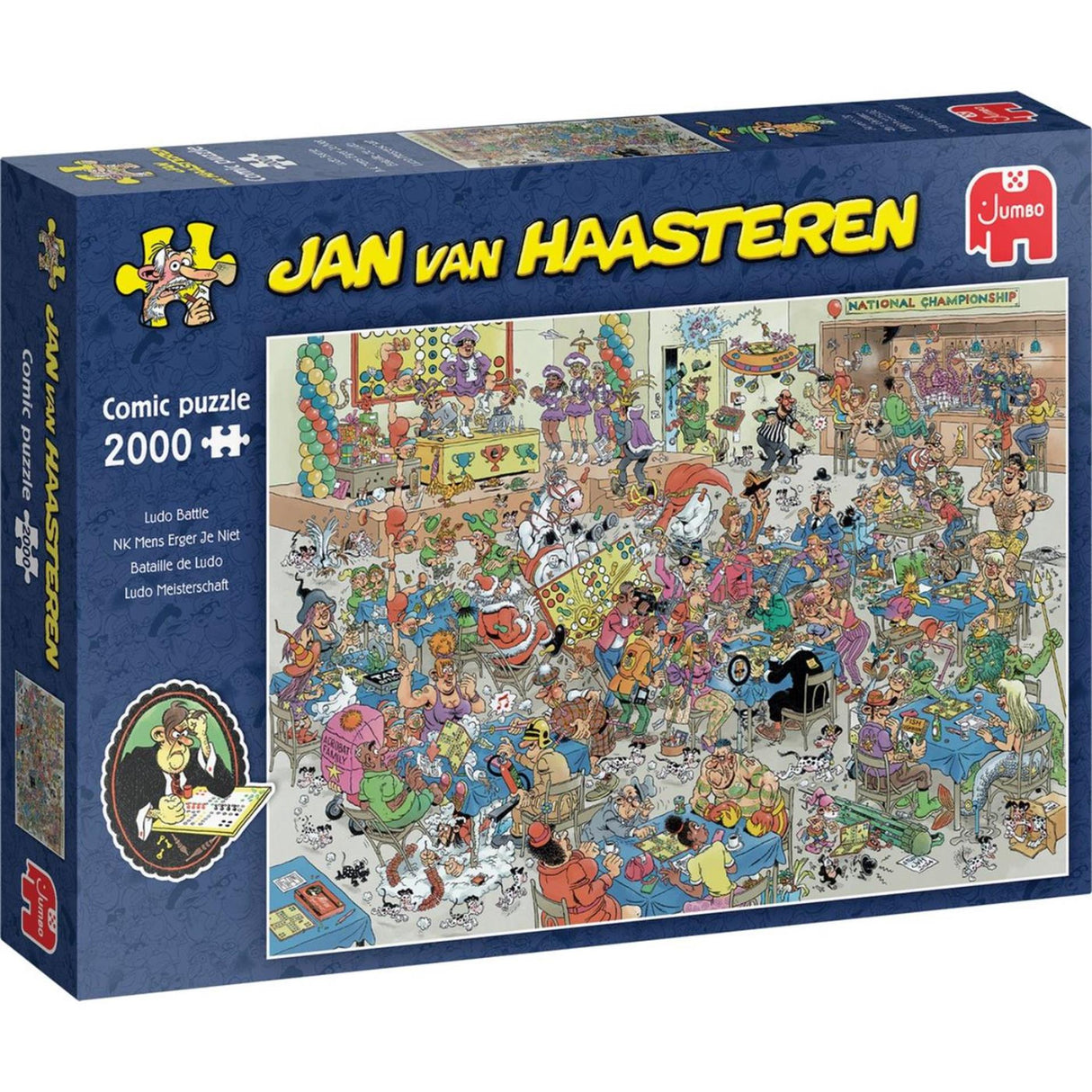 Jan van Haasteren puzzle Dutch championship ludo 2000 pieces