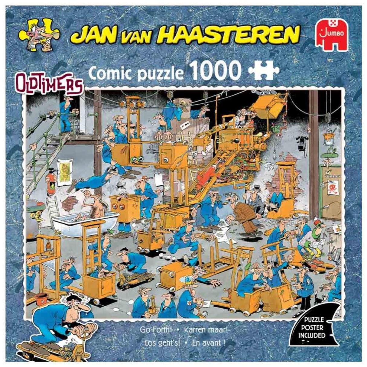 Jumbo puzzle jvh starodobni avtomobili 1000 kosov