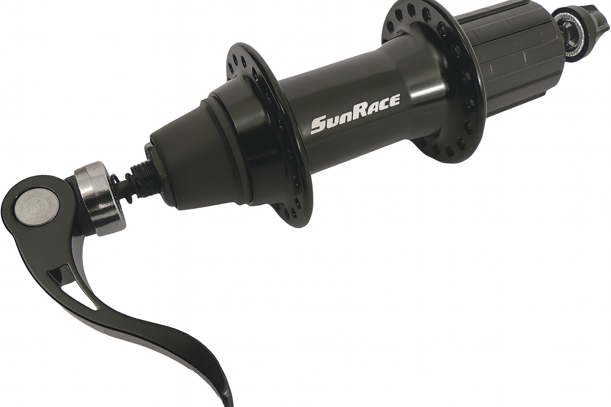 Sunrace rear hub 8 speed hbm53 - 36 holes - 135 mm - quick release - black