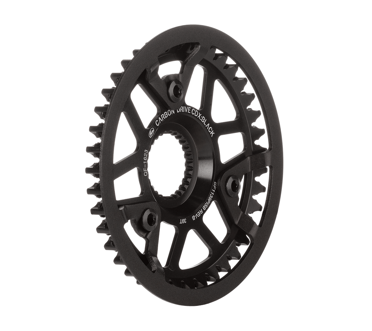 Gates kædehjul cdx 39t fin line sort