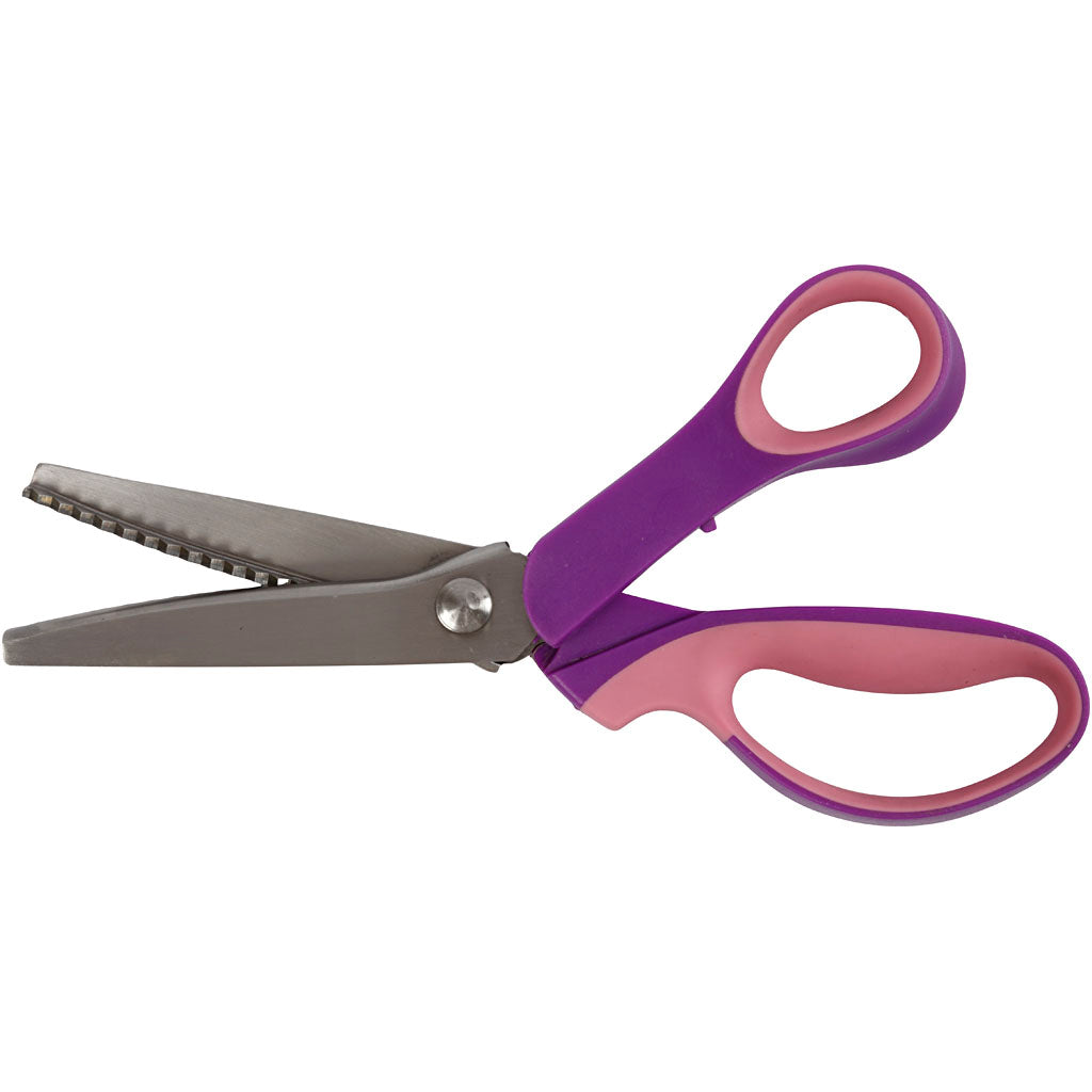 Creativ company pinking shears, l: 23.5 cm, right-handed, 1 piece