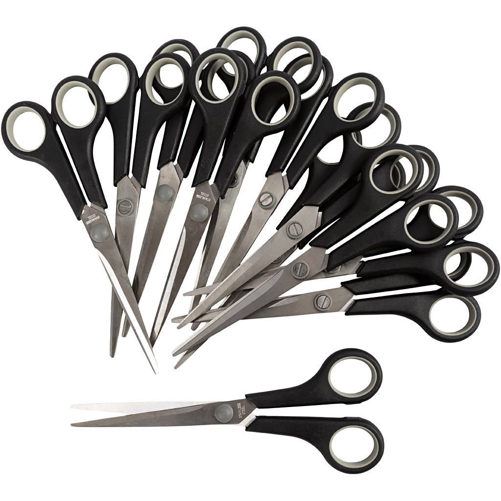 Creativ company children's scissors, l: 17 cm, right-left handed, 12 pieces 1 box