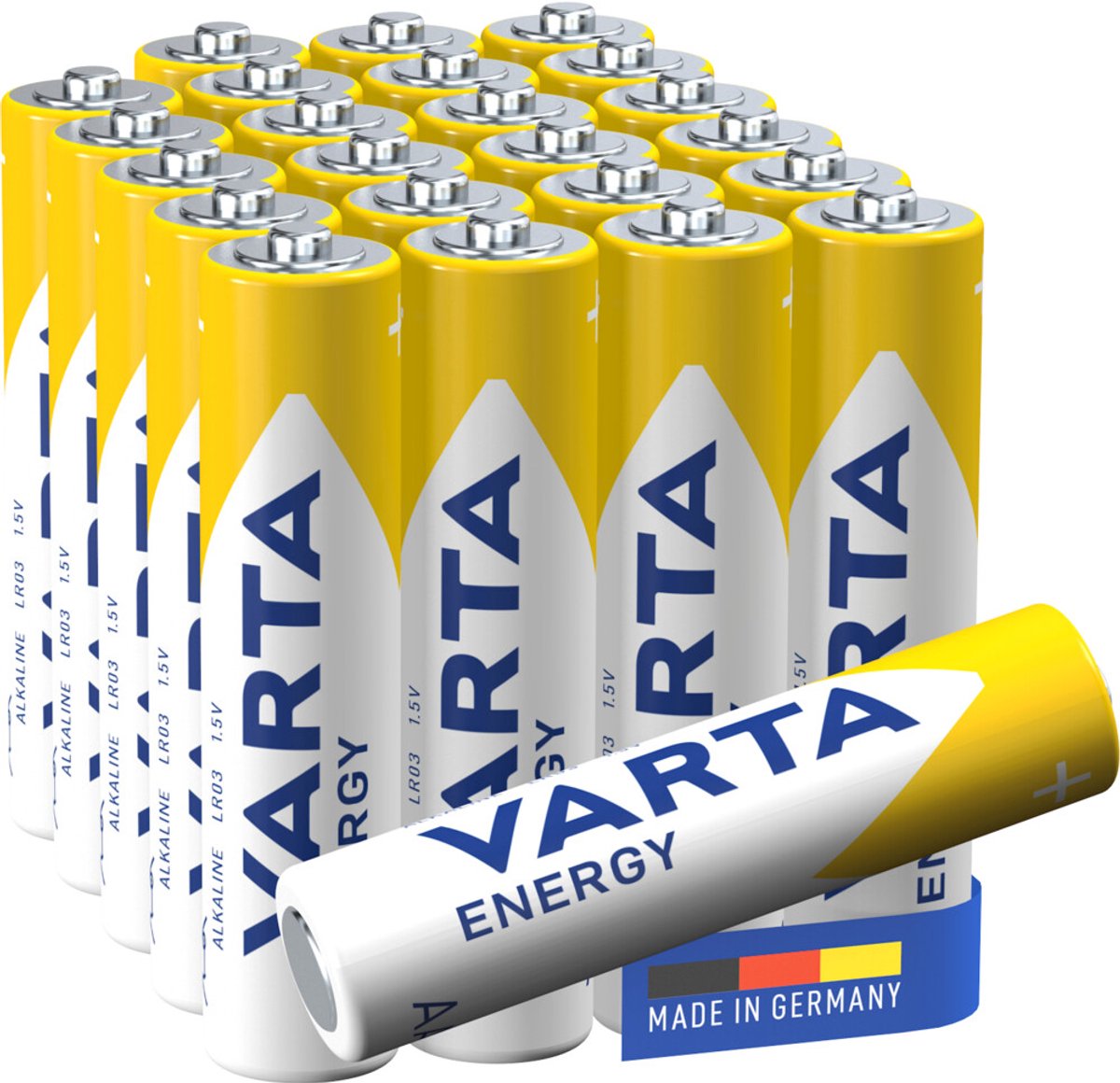Varta batterij energy alkaline aaa lr03 (box = 24stuks)