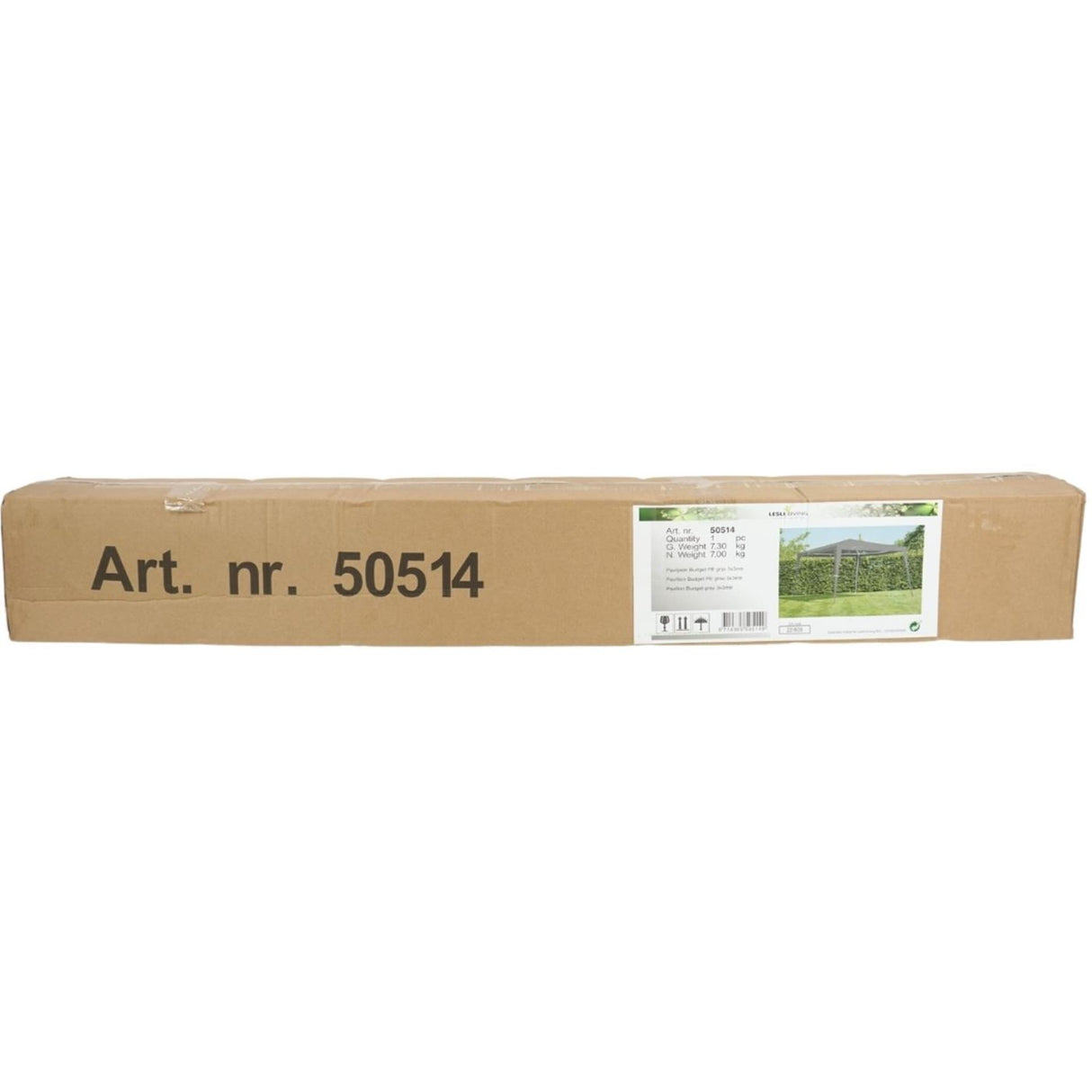 Lesli living party tent gray 3x3m