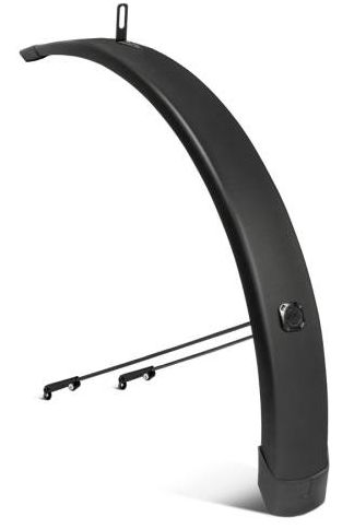 Eurofender front mudguard tempo square 28 65mm matt black