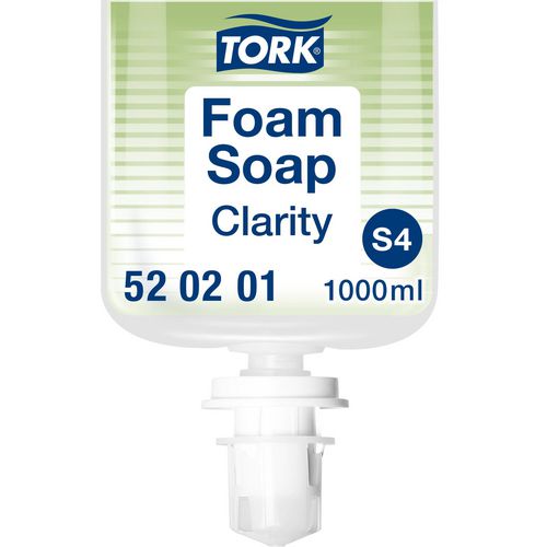 Ty tork clari handzeep schuim zonder parfum s4 transparant 520201 1 l