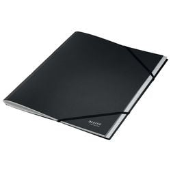 Leitz recycle sorteermap a4 co2 neutraal zwart 6 vakken 430 gram 100% gerecycled