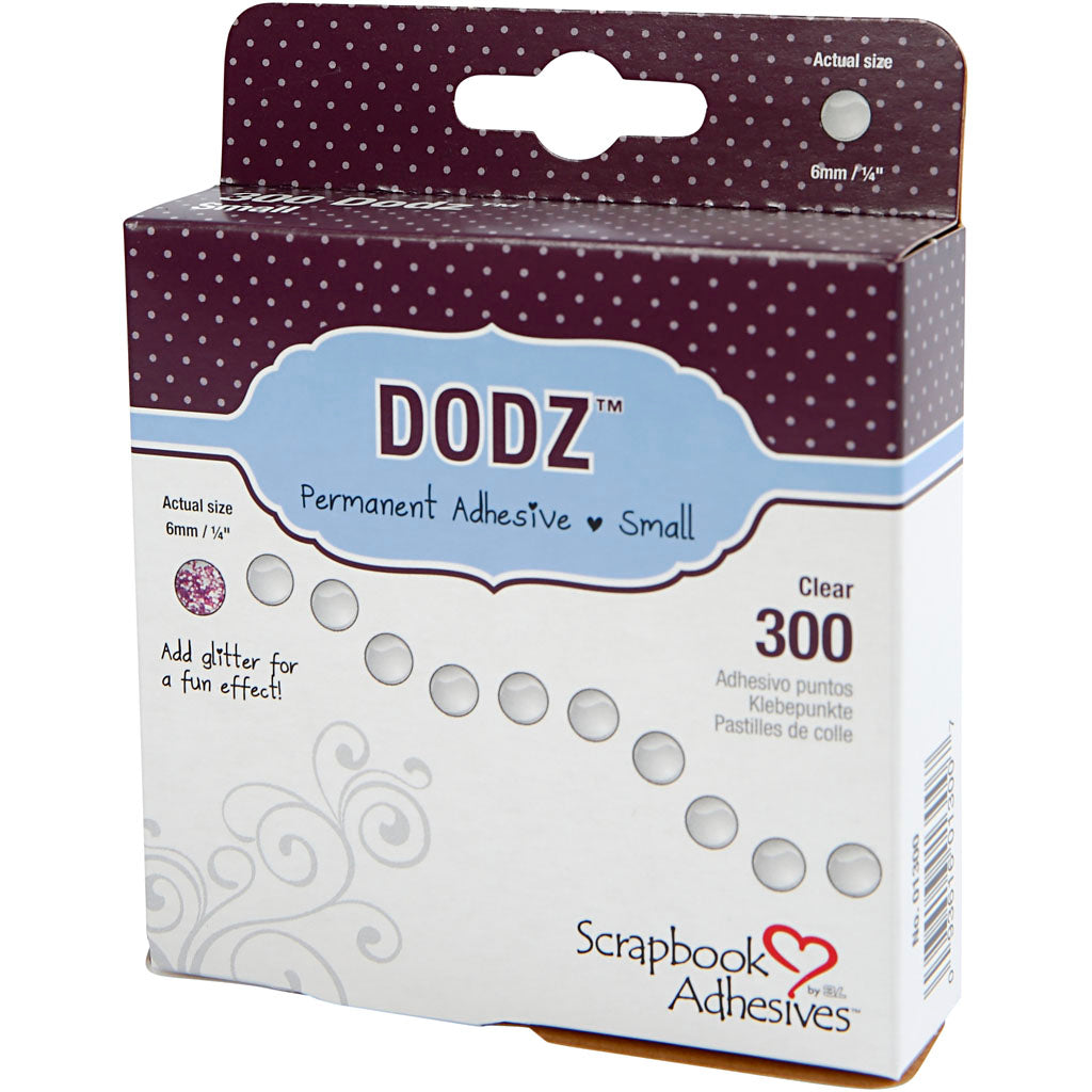 Dodz self-adhesive dots, d 6 mm, thickness 0.5 mm, 300 pieces 1 box