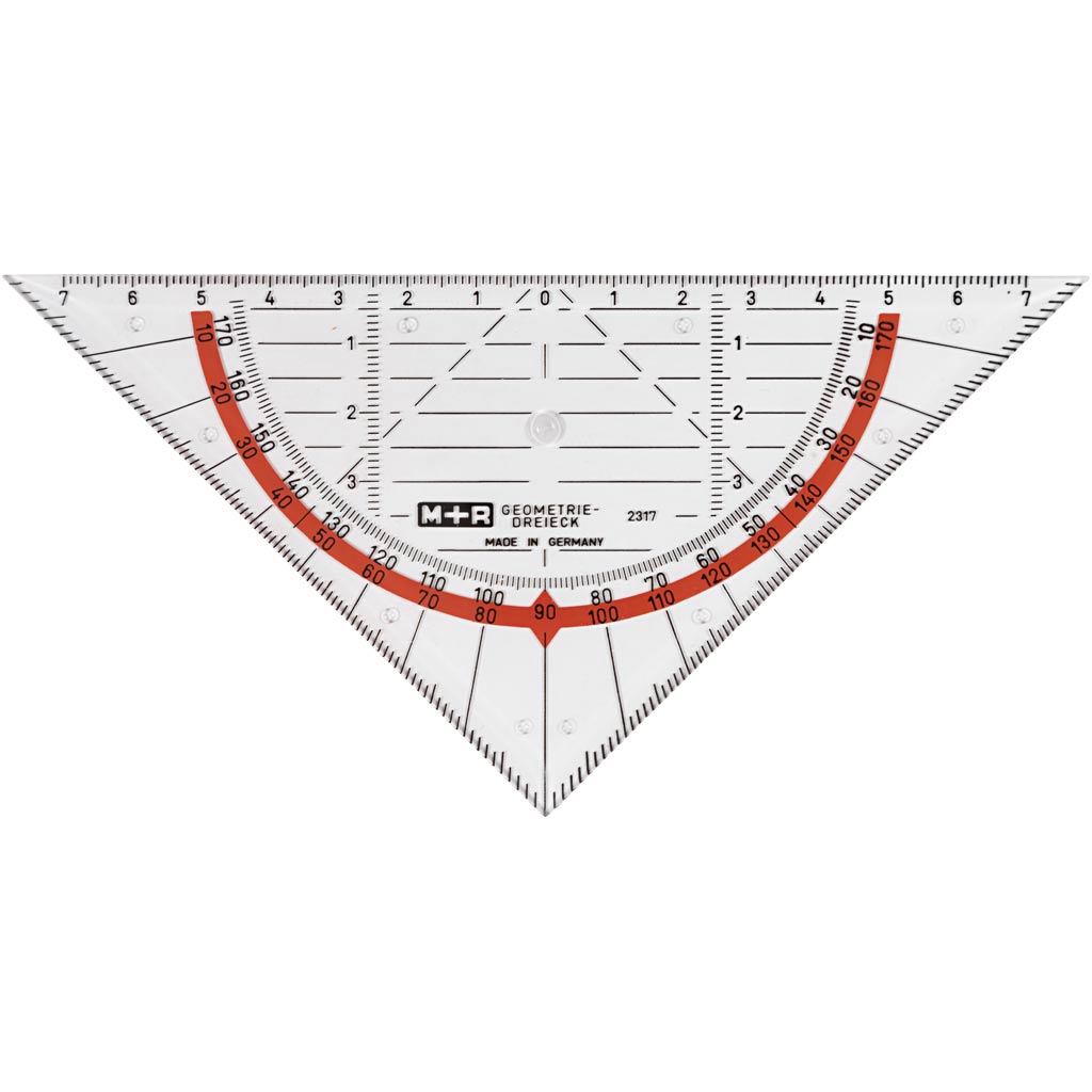 Set square, w: 16 cm, 1 piece