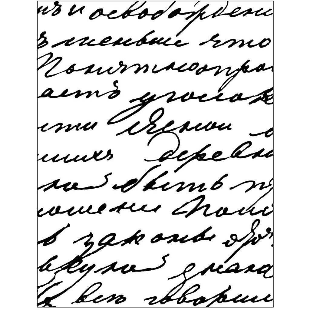 Creativ company embossing folder, words, size 11x14 cm, thickness 2 mm, 1 piece