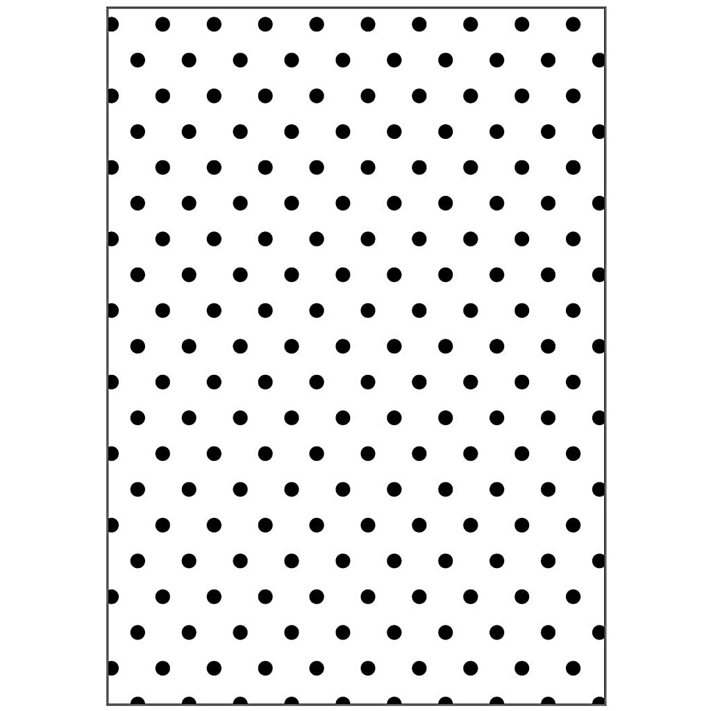 Creativ company embossing folder, dots, size 13x18.5 cm, thickness 2 mm, 1 piece