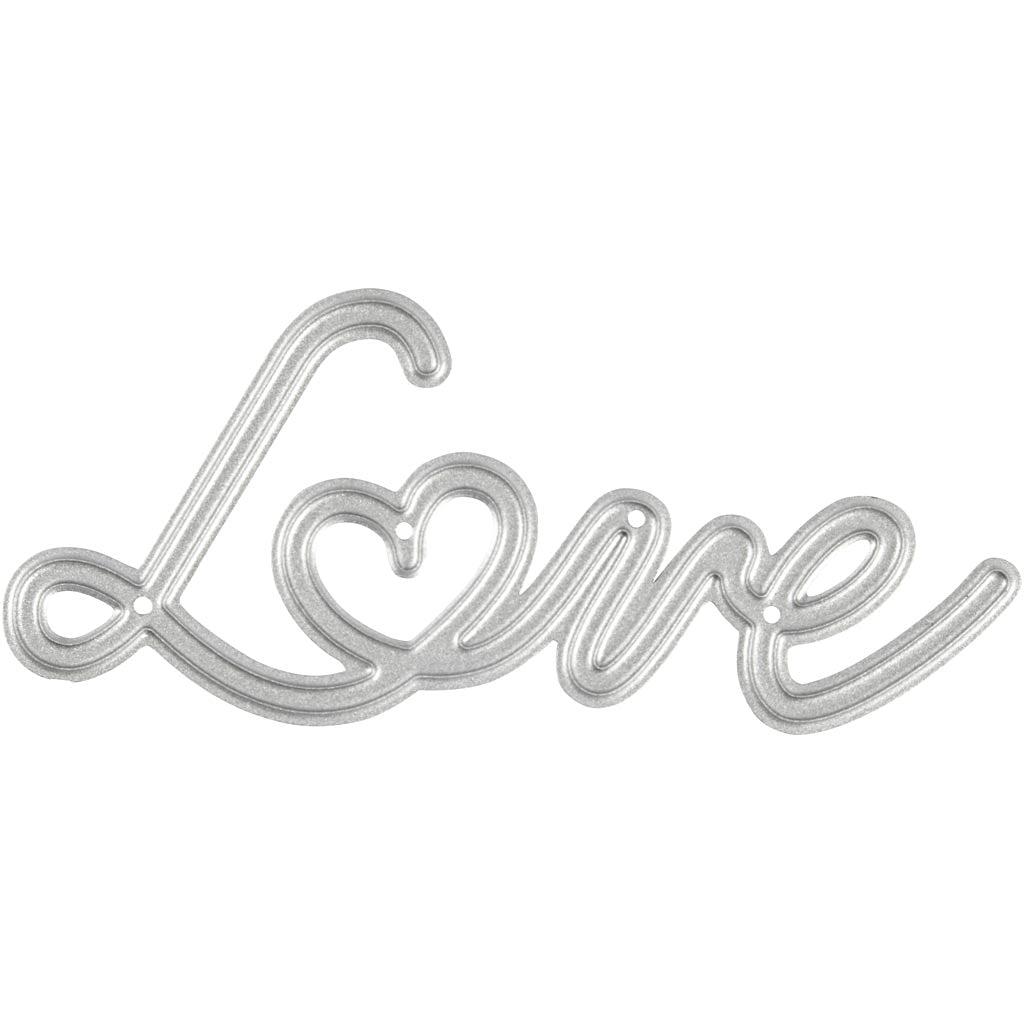 Creativ company cutting die, love, size 69x30.5 mm, 1 piece