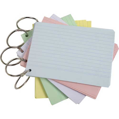 Indexkaarten exacompta 10330e kleurenassortiment papier