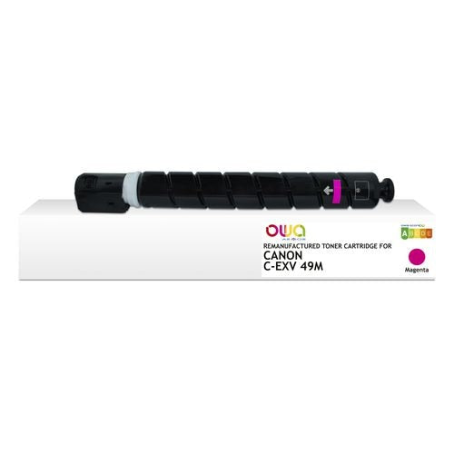 Inktcartridge owa c-exv 49 m rood 19000p